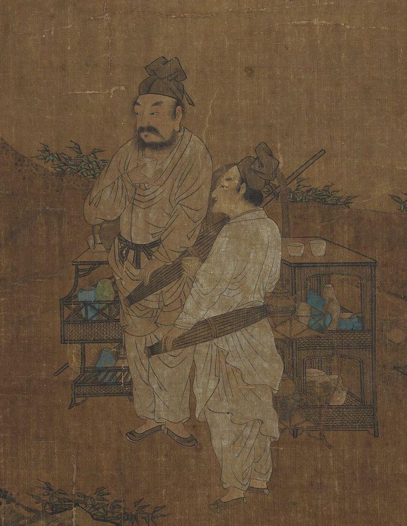 重拾“圍爐煮茶”文化，一起看看故宮藏畫(huà)里的“圍爐煮茶”[精制鋼圍爐茶桌](圖8)