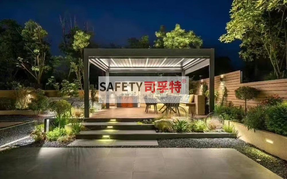 新中式景觀涼亭設計有哪些注意事項[精致不銹鋼涼亭，鋁藝涼亭](圖1)