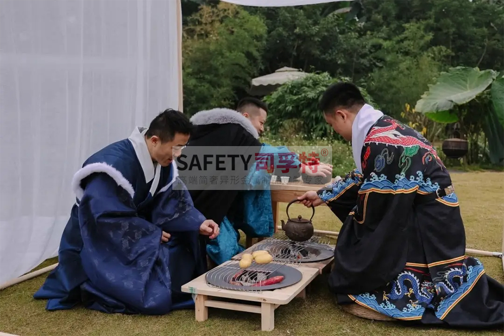 “圍爐煮茶”與非遺相互引流，潮流與文化傳承并不沖突[精致鋼圍爐，炭火爐](圖2)